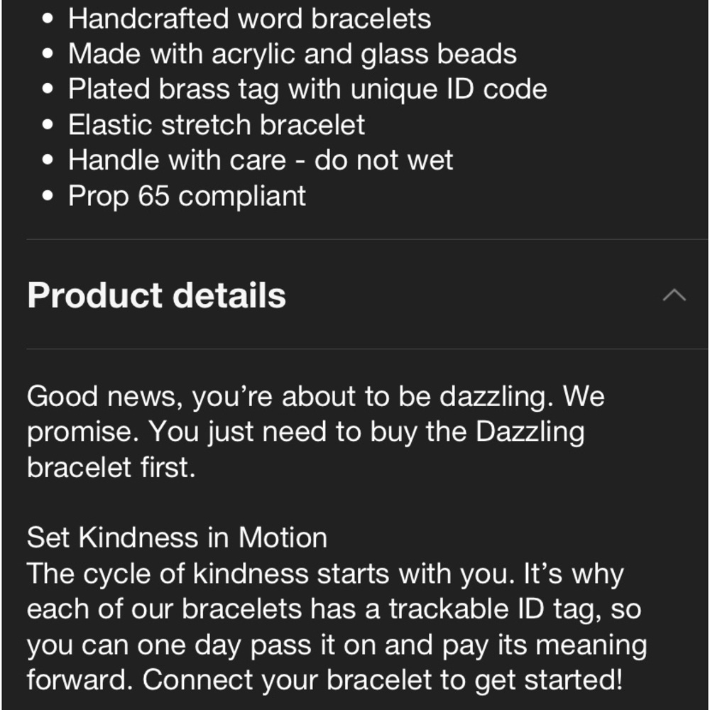 Little Words Project Dazzling Beaded
Bracelet - Shiny Stars NWT - Picture 2 of 5